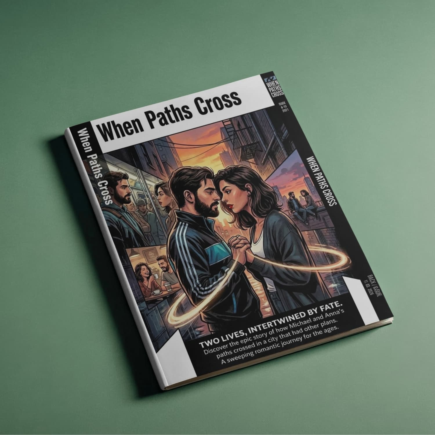 Personalisiertes Comic-Buch Jahrestag Geschenk